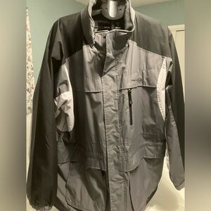 Free Country Insulated Winter Jacket Gray Black Men’s XXL Quilted Lined